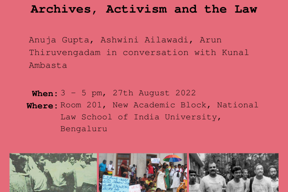 The 377 Journey Archives, Activism and the Law
